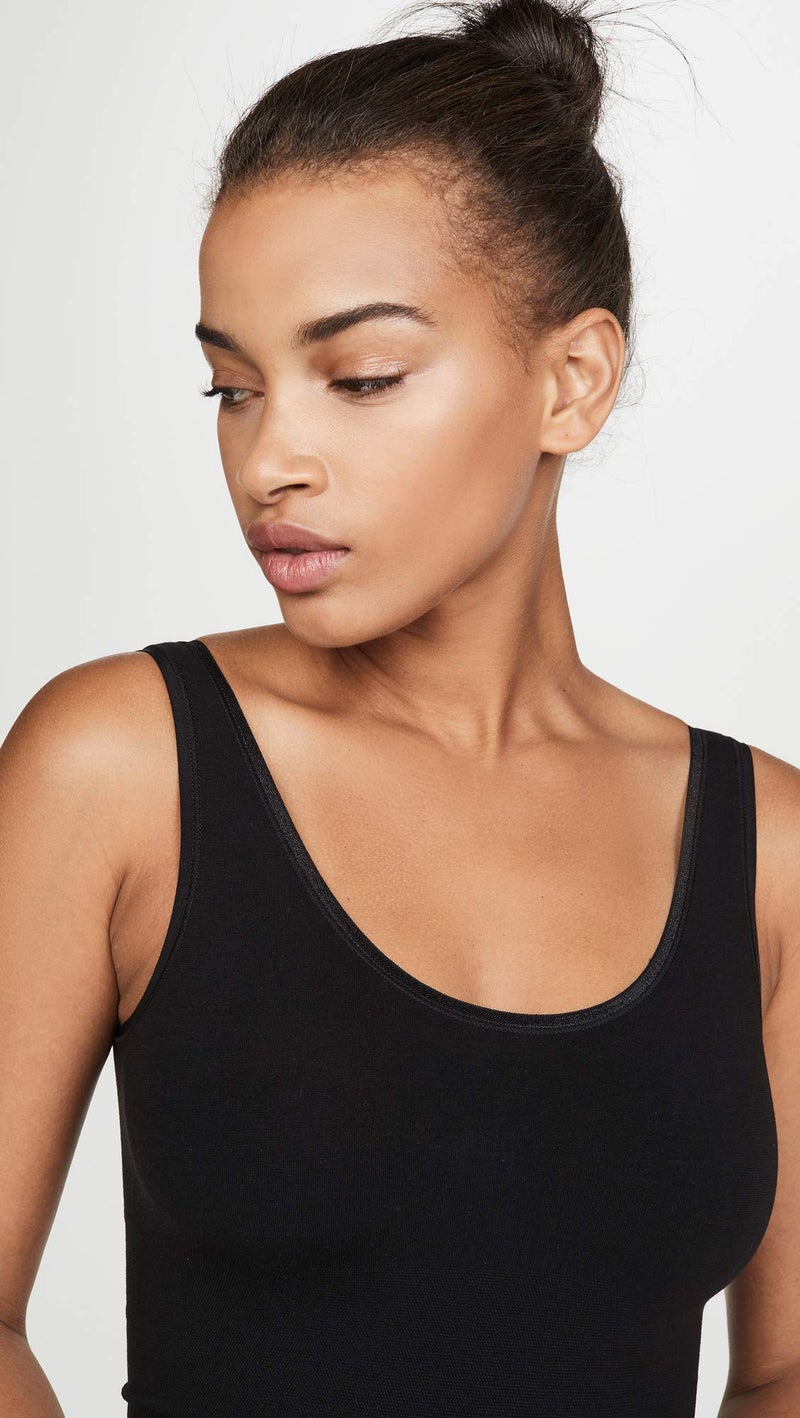 Yummie Women's Seamless Reversible Shapewear Tank Top, Black, 2X/3X - Image 5